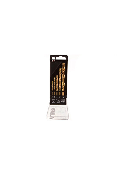 graphite Burghiu cilindric Topex Titan 4 5 10 8 mm Set (57H196)