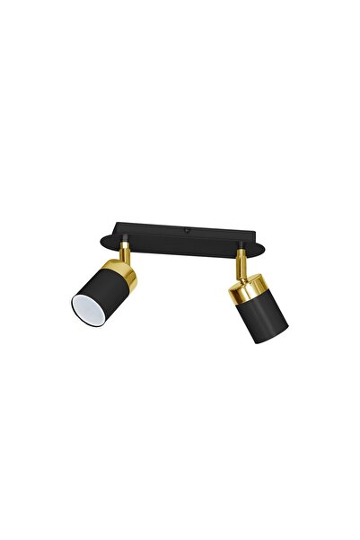 Milagro Lampă de tavan JOKER BLACK/GOLD 2xGU10 MLP6124