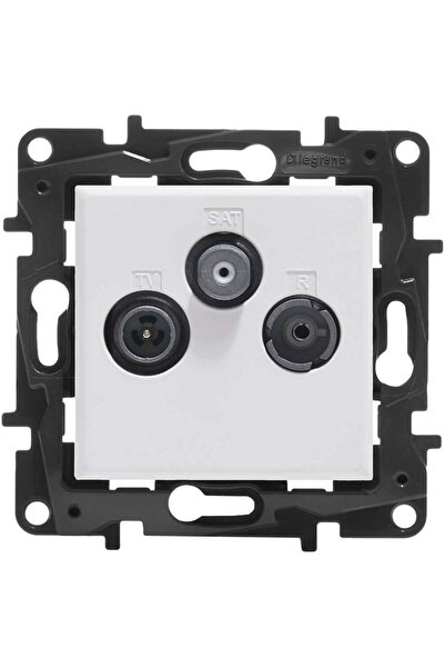 Legrand Niloe Step Gn TV-R-SAT tip stea 1,5 dB - culoare albă 863180B
