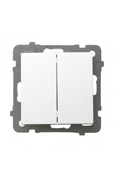OSPEL AS Conector dublu transversal alb ŁP-19g/m/00