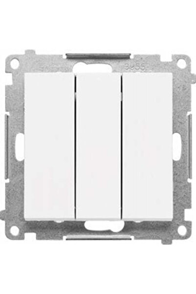 Kontakt-Simon Simon 55 Conector triplu (modul) 10 AX, 250 V ~, conectori rapi...