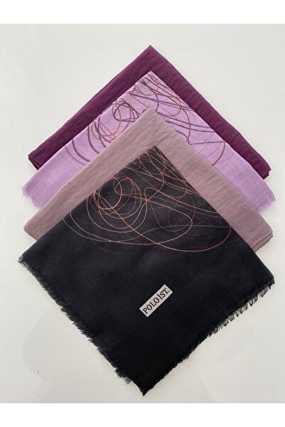 poloist 4 Mixed Patterned Cheesecloth Writing