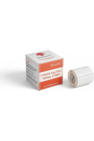 ZUIDID 50 x 50 mm Şeffaf Termal Etiket 150 Adet - Phomemo M Serisi Modellere ...