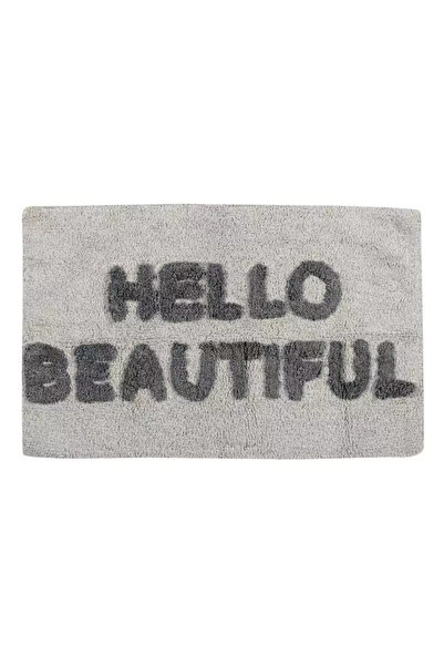 Das Home Χαλάκι Μπάνιου Hello Beautiful 50x80 - 110 - Γκρι