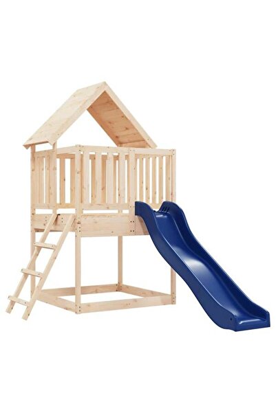vidaxl Set de joacă pentru exterior, din lemn masiv de pin
