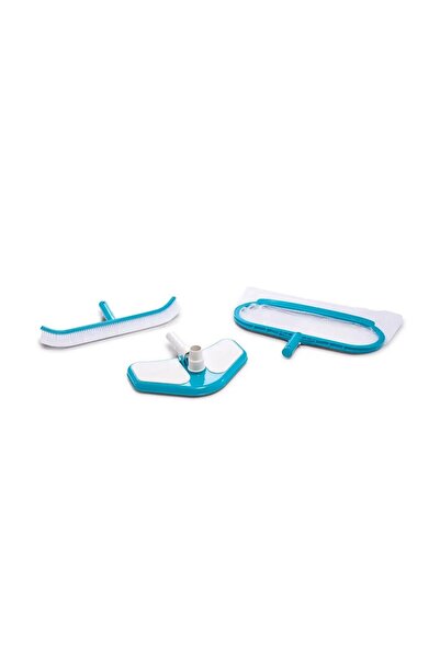 Intex Kit de întreținere piscină, cu cap de aspirație, perie, plasă, Deluxe 2...