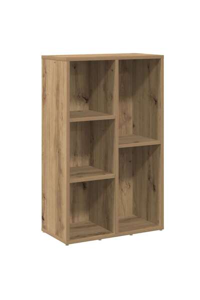 vidaxl Bibliotecă, stejar artizanal, 50x25x80 cm, lemn prelucrat