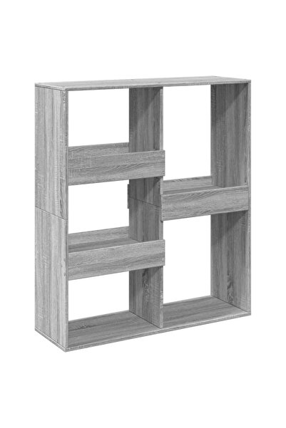 vidaxl Dulap de cărți/Separator de cameră, gri Sonoma, 100x33x115 cm