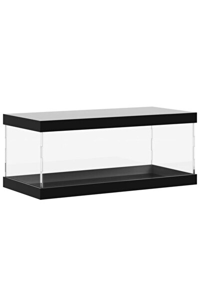 vidaxl Vitrină, Transparentă, 34 x 16 x 14 cm, Acrilic