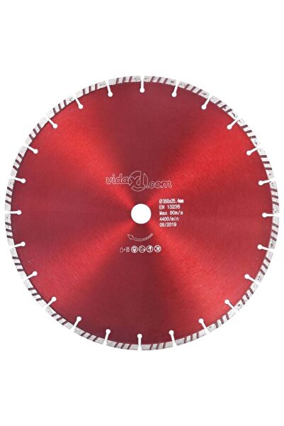 vidaxl Disc diamantat turbo din oțel 350 mm
