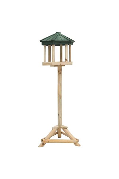 vidaxl Hrănitoare verticală pentru păsări, 33 x 110 cm, Lemn masiv de brad