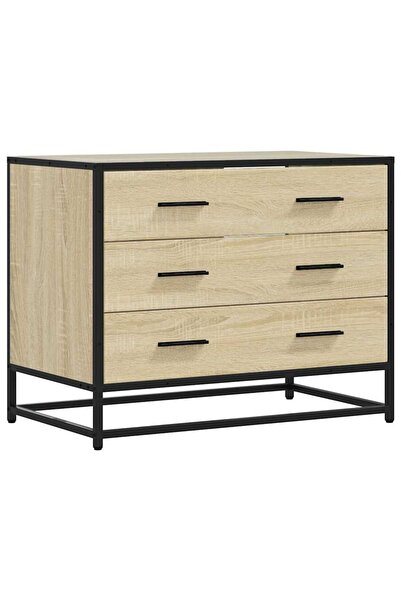 vidaxl Dulap cu sertare, stejar sonoma, 70x41x56 cm, lemn compozit