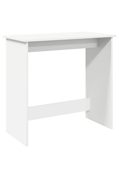 vidaxl Birou, alb, 80 x 40 x 75 cm, PAL