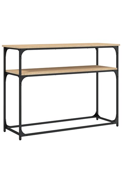 vidaxl Măsuță consolă, stejar sonoma, 100x35,5x75 cm, lemn prelucrat
