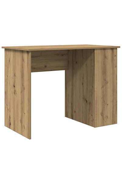 vidaxl Birou, stejar artizanal, 100x55x75 cm, lemn prelucrat