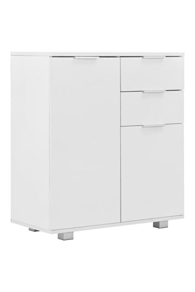 vidaxl Dulap, alb lucios, 71 x 35 x 80 cm, lemn prelucrat