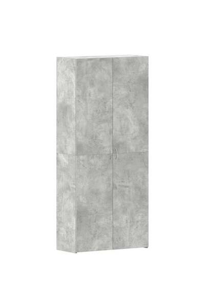 vidaxl Pantofar gri 80 x 35,5 x 180 cm Lemn compozit