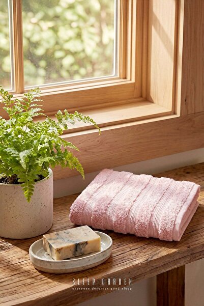 Sleep Garden 100% Cotton Pink Quality Thick Hand and Face Towel 90X50 cm