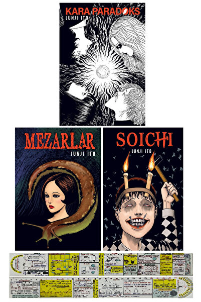 Kayıp Kıta Yayınları Kara Paradoks - Mezarlar - Soichi Bez Ciltli Manga Seti ...