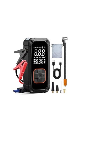Rico ORJİNAL AKÜ ŞOKLAMA TAKVİYE POWERBANK LASTIK KOMP USB 4+1 8000 MAH 150 PSİ