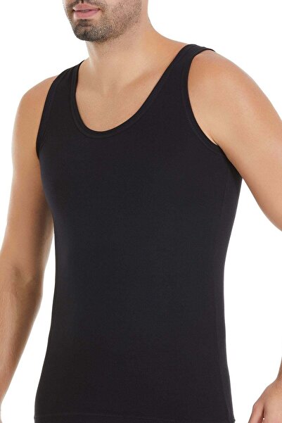 YILDIZ Lycra Men's Undershirt Black 3-Pack