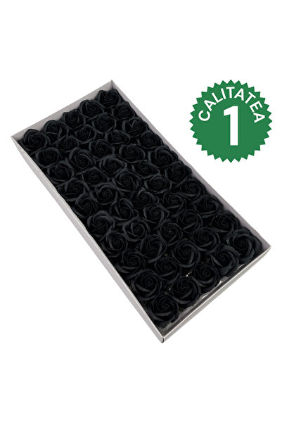 AFO Set 50 Trandafiri Sapun Parfumati Calitatea I Negru