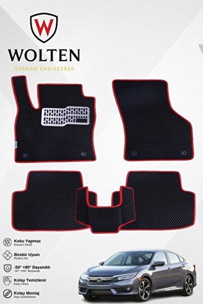 w wolten german engineered CİVİC-FC5-HONDA--(2016-2021) İÇİN EVA İÇ PASPAS TA...