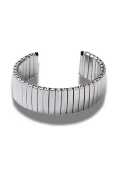 OEM Brățară elastică metalică 20 mm Argintie