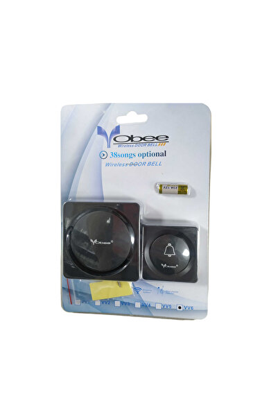 Tradesor Ασύρματο κουδούνι πόρτας - VV6 - 113569 - Μαύρο