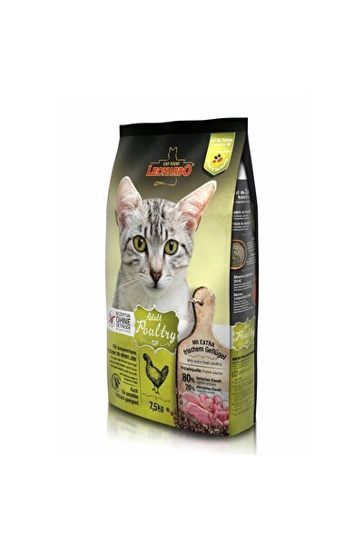 LEONARDO Adult Poultry Grain Free Ξηρά Τροφή για Ενήλικες Γάτες με Πουλερικά ...