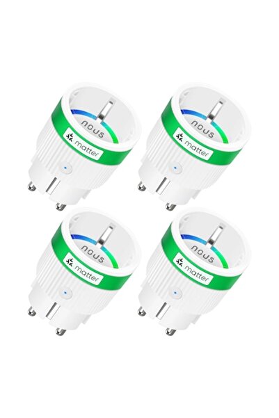 Nous Wi-Fi Smart Plug, 16A 3840W, app remote control, Wifi 2.4 Ghz, IP20, sol...