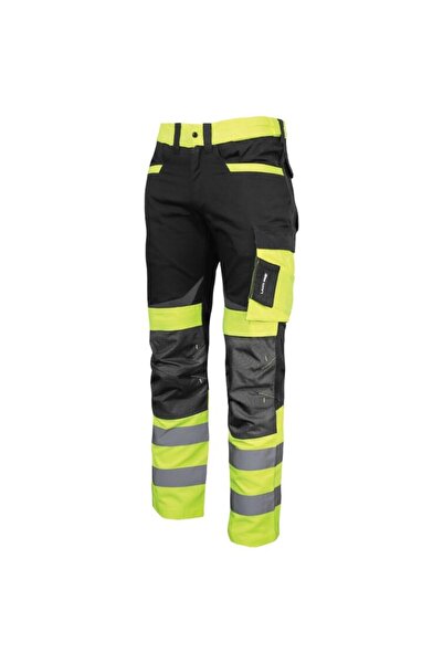 Lahti Pro PANTALON REFLECTORIZANT SLIM-FIT / VERDE - XL