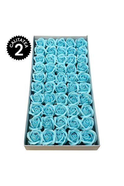 AFO Set 50 Trandafiri Sapun Parfumati Calitatea II Turqouise