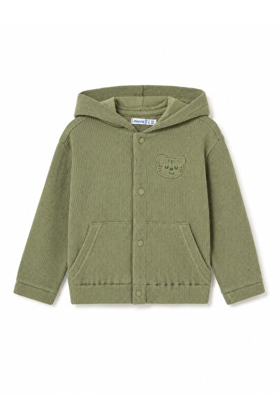 MAYORAL Baby Boy Hooded Cardigan with Pockets 0-4 Years Red