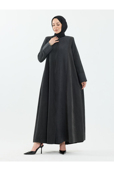 KADEEM DİLARA CUPRA ABAYA Negru - 1025