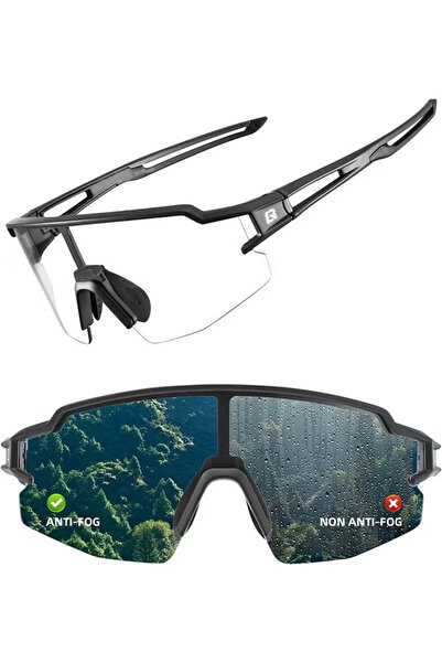 ROCKBROS Photochromic Sports Sunglasses For Men Women Cycling Uv Protection
