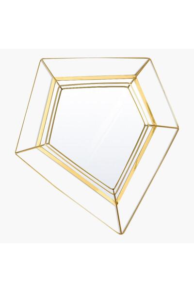 Miro Astra Wall Mirror - - 150x90 cm Color: Gold