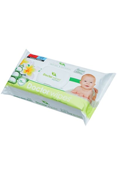 DOCTOR WIPES Μωρομάντηλα με ενυδατική αλόη βέρα 72 τεμάχια