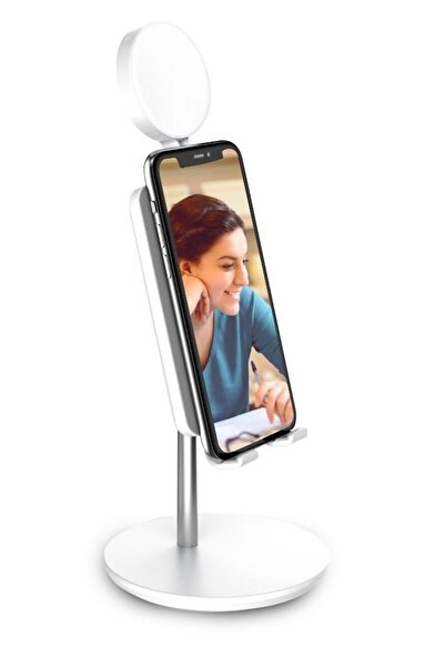 Digipower Shine Light Stand Suport Smartphone cu Lampa LED, 3 Moduri de Lumin...