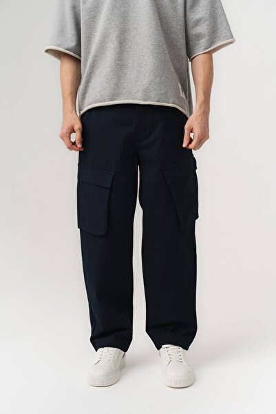 go gang own Sway Stripe Patterned Cargo Trousers with Pocket Detail