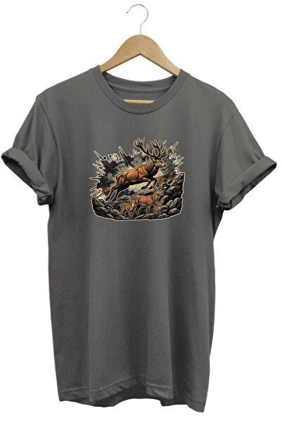 remonz Exclusive Wild Nature Collection Majestic Moose Premium T-Shirt