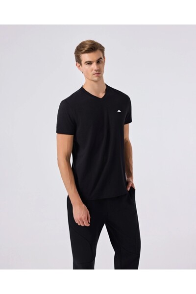 Ellesse 6SM5049-BK تي شيرت رجالي - أسود