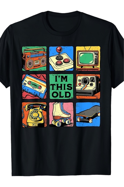 Generic 80s 90s Tape TShirt Vintage Nostalgia Suitable Wear Machine Washable ...