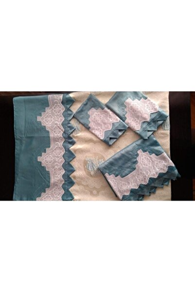 AZRA ÇEYİZ Handcrafted Lace Pique Set Bed Sheet Lacy Model