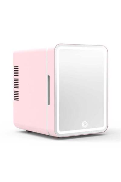 Vivendo Mini Frigider pentru Cosmetice, functie de Racire si Incalzire, capac...