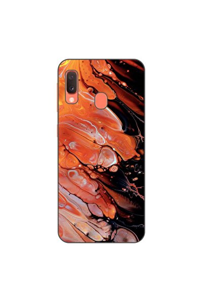 OEM Husa compatibila cu Samsung Galaxy A20e Silicon Gel Tpu Model Abstract La...