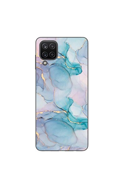 OEM Калъф, съвместим със Samsung Galaxy A22 4G, силиконов гел TPU, с абстракт...