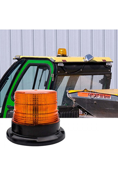 Vivendo Girofar auto LED galben cu efect de rotatie sau stroboscopic 12V / 24V