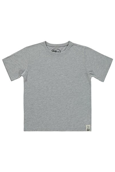 Civil Boys Basic Surf Label T-Shirt for Ages 10-13 - Gray