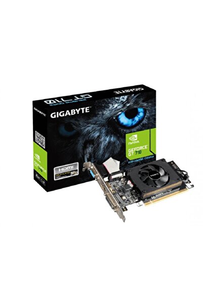 Gigabyte Placă video GeForce GT 710 2GB DDR3 PCIe HDMI/DVI/VGA